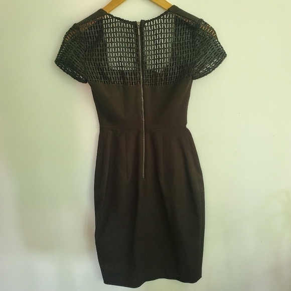 Roland Mouret for Banana Republic Edgy Black Pencil Dress - Picture 7 of 10